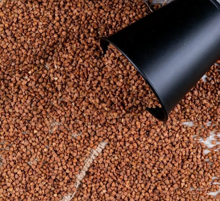 гречка рассыпалась из стакана