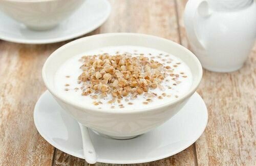 разгрузочный день на гречке с молоком